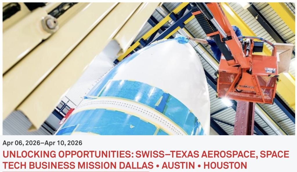 S-GE: Unlocking Opportunities: Swiss–Texas Aerospace, Space, Tech Business Mission