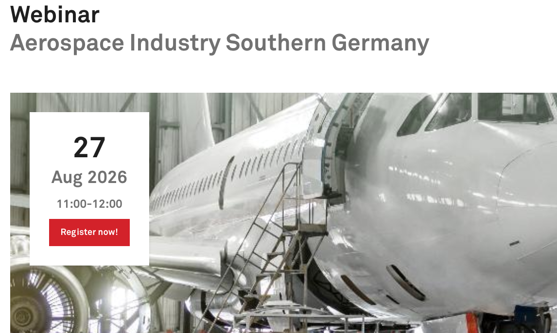 Webinar | Aerospace Industry Southern Germany | S-GE